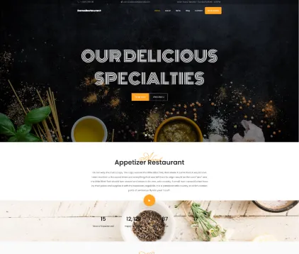 Restaurant Website Design & Development	