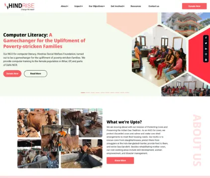 NGO Website Design & Development