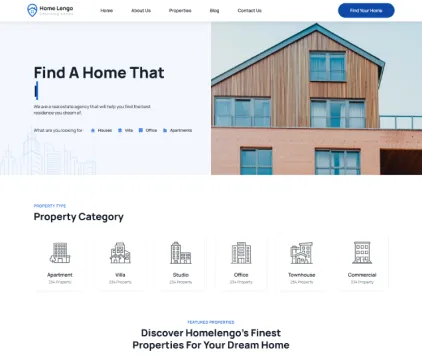 Real Estate Website Design & Development