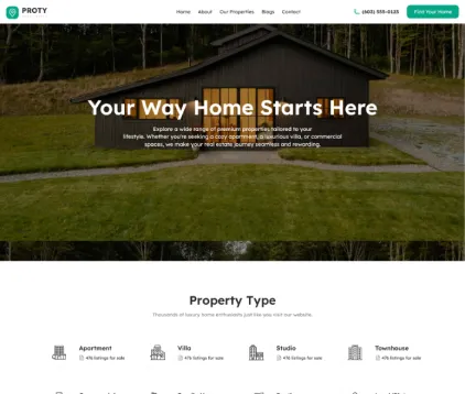 Real Estate Website Design & Development	