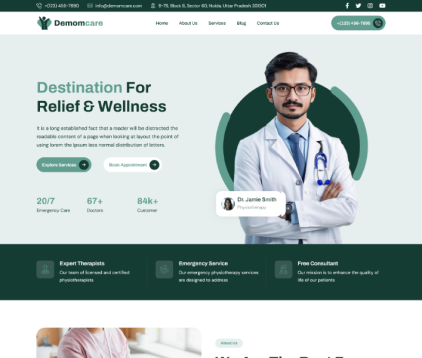 Healthcare Energy Website Design & Development